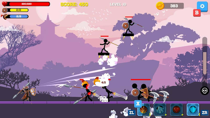 Stickman Hero Fighting - Walkthrough Gameplay Part 1 - New Games