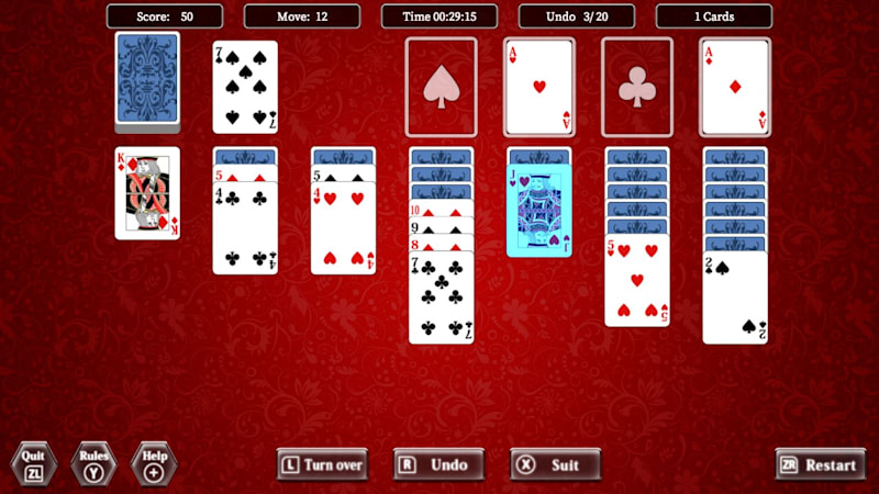 Famous Fifty Solitaire - Play Online