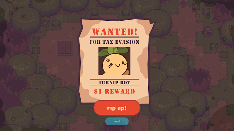 Turnip Boy Switch Commits Nintendo Official for Site Evasion - Nintendo Tax