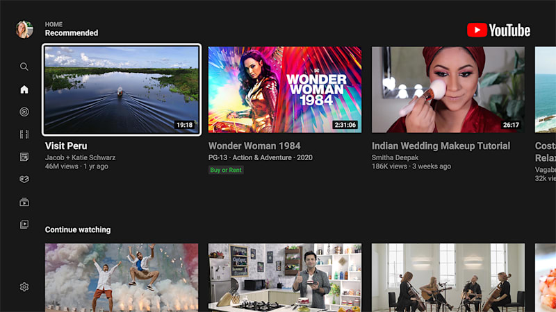 Youtube on cheap switch