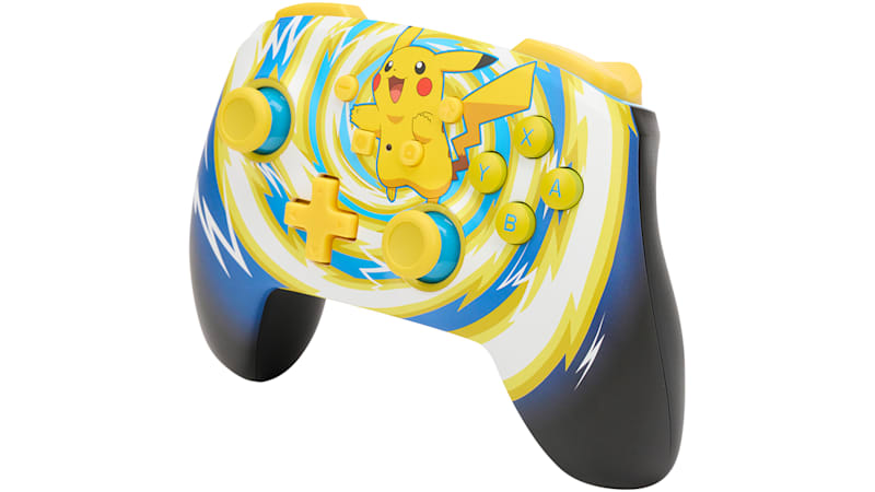 PowerA Enhanced Wireless Controller for Nintendo Switch Pokemon Pikachu  Retro