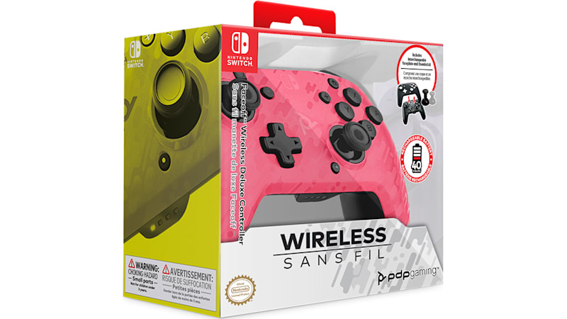 Faceoff Wireless Deluxe Controller Pink