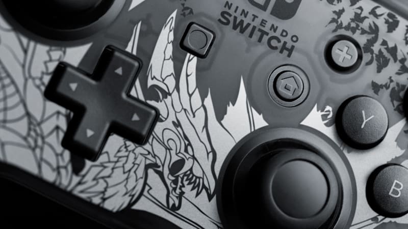 Nintendo Switch Pro Controller Monster Hunter Rise Edition