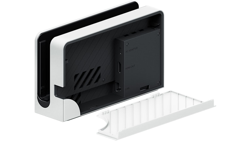 Dock for OLED Model - White - Hardware - Nintendo - Nintendo Official Site