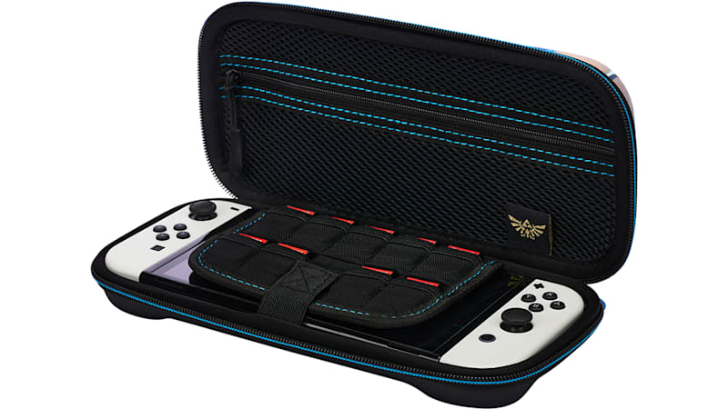 Switch Case for Nintendo Switch and Switch OLED Model, Portable Full  Protection Carrying Travel Bag with 18 Game Cards Storage for Switch  Console Pro