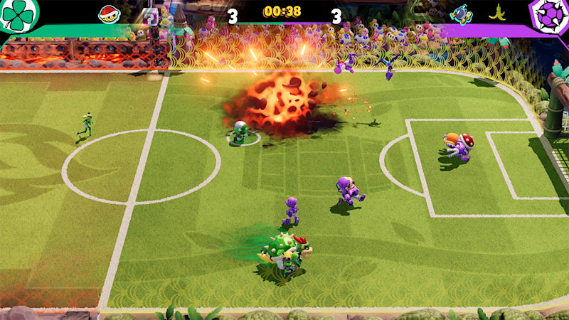 New mario strikers game 2025