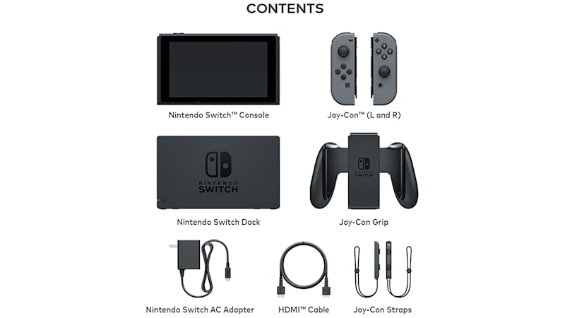Nintendo Switch - Gray + Gray Joy-Con - REFURBISHED - Hardware