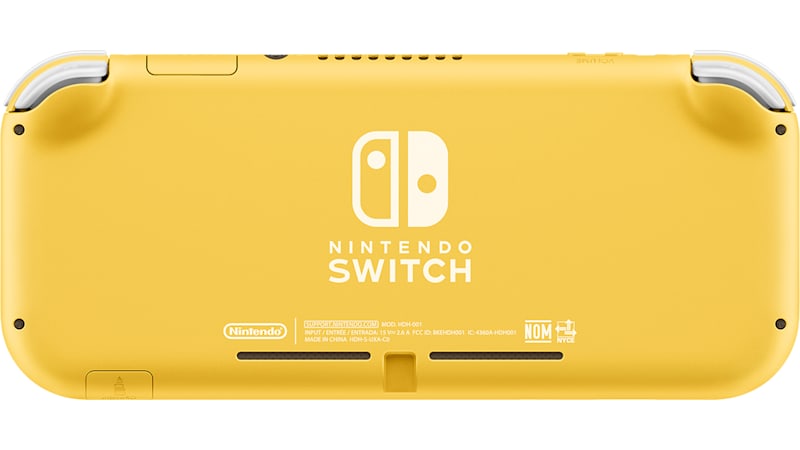 Yellow nintendo switch case top