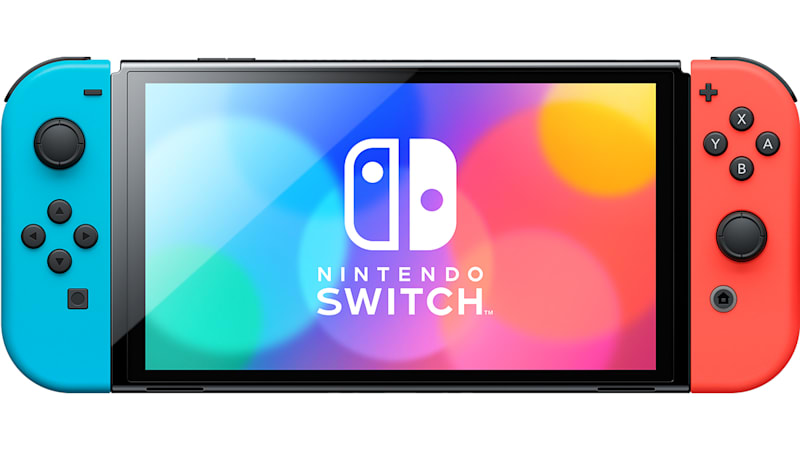 Nintendo Switch OLED Model Neon Blue Neon Red Hardware