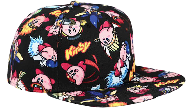 Kirby Powered Up All Over Print Baseball Hat Nintendo Official Site