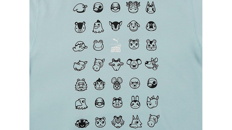 PUMA x Animal Crossing New Horizons Men s Hoodie Light Sky