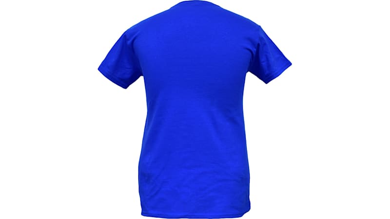 Blue and orange t shirt sales
