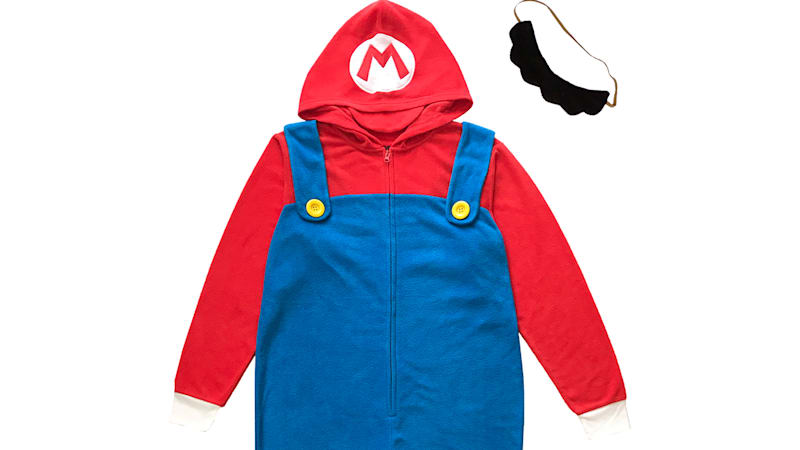 Mens mario onesie best sale