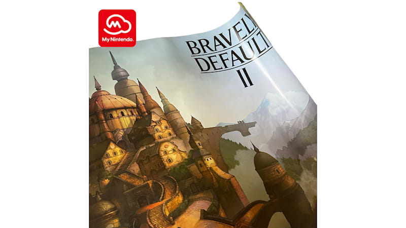 Merchandise Poster Bravely Reversible II Official Nintendo Default™ Site - -