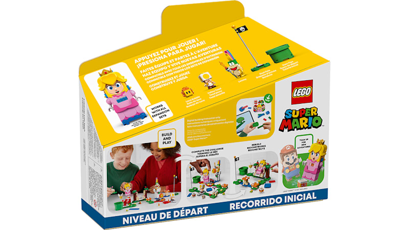 LEGO 71403 Super Mario Pack de Démarrage Les Aventures de Peach. Jouet  Lemmy. Figurine Interactive Toad. pour Enfants 6 Ans 879154