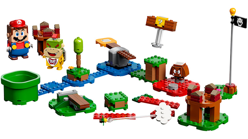 LEGO Super Mario Adventures with Mario Starter Course 71360 Building Kit,  Interactive Set Featuring Mario, Bowser Jr. and Goomba Figures (231 Pieces)  