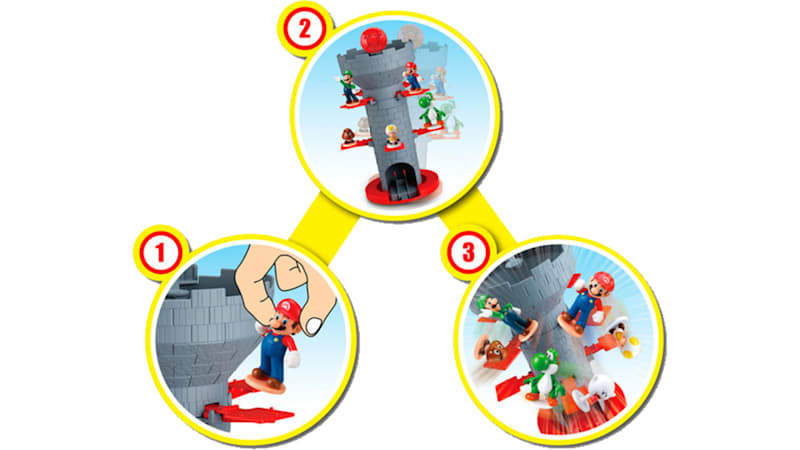 Jogo Super Mario Blow Up! Shaky Tower - Blanc Toys - Felicidade em  brinquedos
