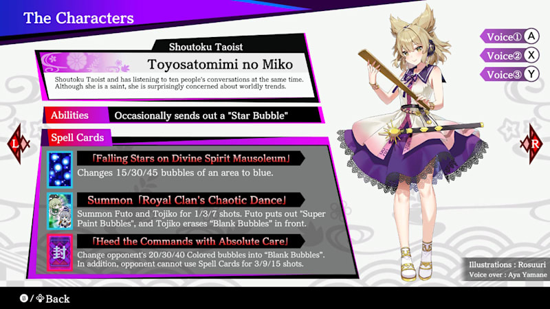 Character Pack Tomosatomimi No Miko Para Nintendo Switch - Site.