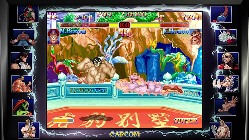 Street Fighter 30th Anniversary Collection Nintendo Switch Lite Gameplay 