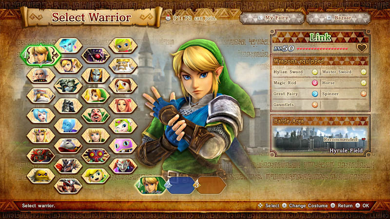 for　Nintendo　Definitive　Hyrule　Warriors:　Site　Switch　Edition　Nintendo　Official