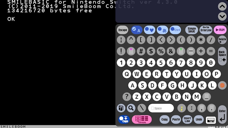 Smilebasic 4 switch clearance