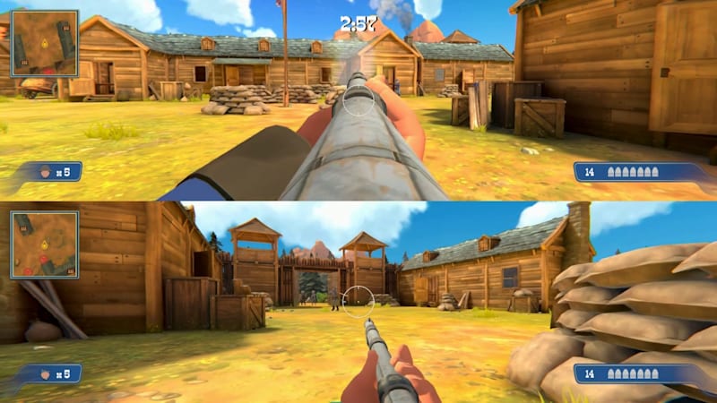 North and clearance south video game