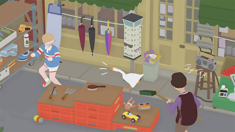 Nintendo store untitled goose game store