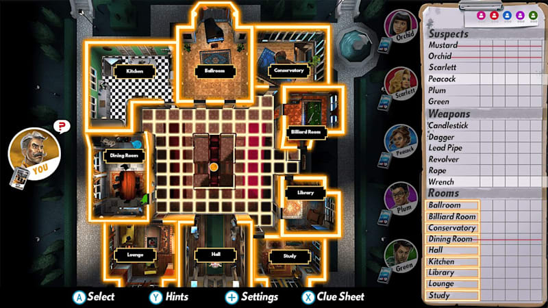 Clue The Classic Mystery Game for Nintendo Switch Nintendo