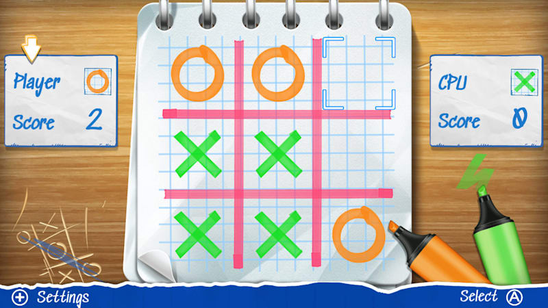 Tic Tac Toe Online - 100% Free! No Download! No Ads!