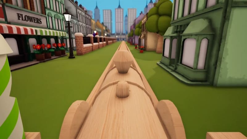 The train shop set game