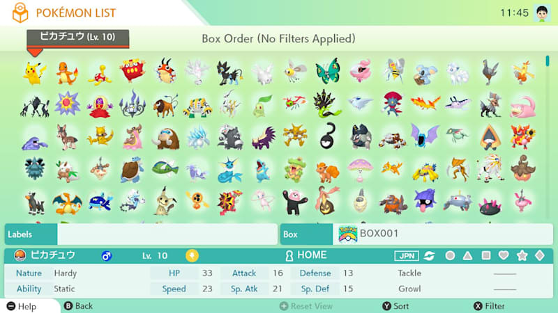 Pokemon box switch shop