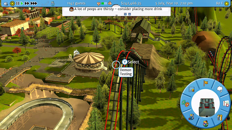  RollerCoaster Tycoon 3 - Mac : Video Games