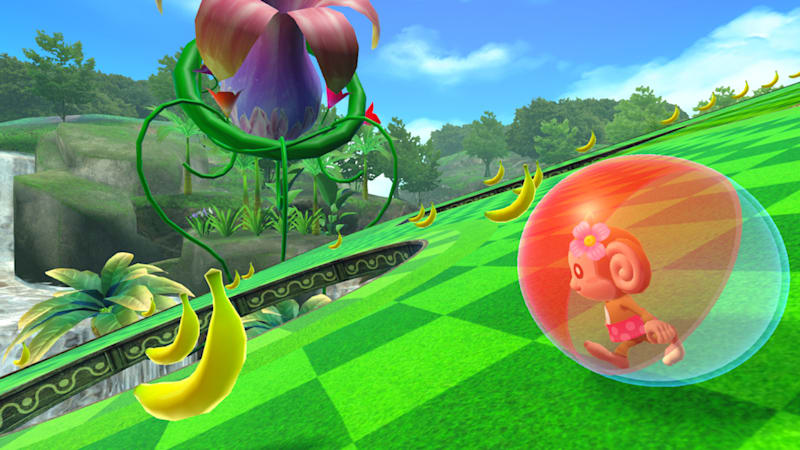 Super macaco bola banana mania lançamento edição switch jogos