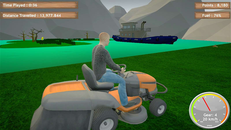  Lawn Mowing Simulator [Landmark Edition] : Video Games