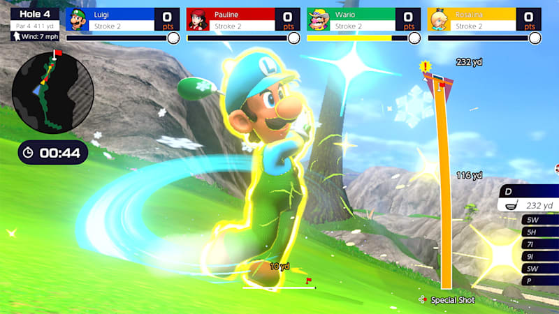 Mario Golf: Super Rush - Alugar Jogo Nintendo Switch - PlayAluga