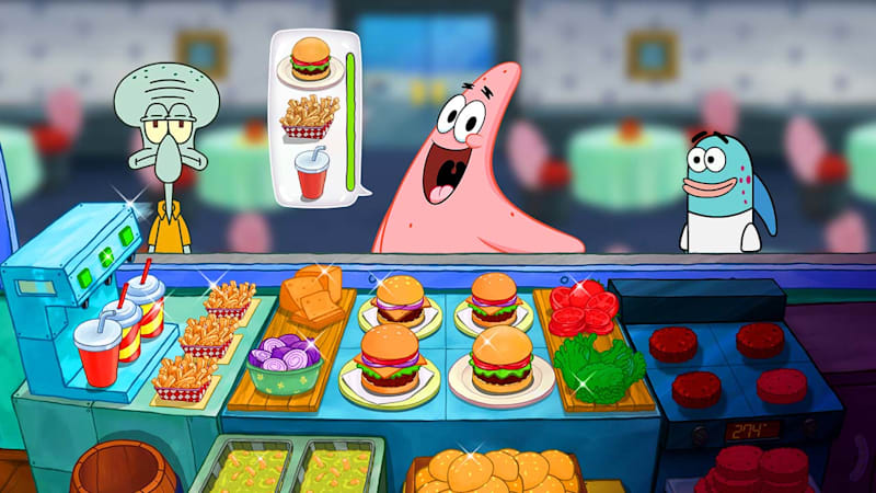 SpongeBob: Krusty Cook-Off for Site Switch - Official Nintendo Nintendo