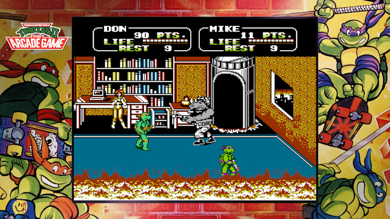 Teenage Mutant Ninja Turtles (arcade game), Nickelodeon