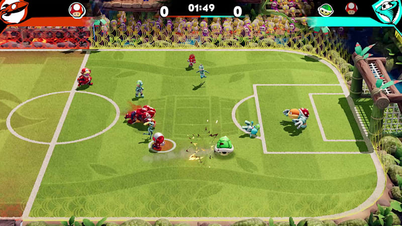 Nintendo - Mario Strikers: Battle League Football Estándar Holandés,  Inglés, Español, Francés, Italiano, Portugués, Ruso Nintend