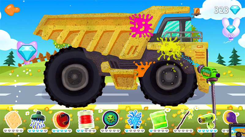 Funny Car Wash - Trucks & Cars Game Garage for Kids & Toddlers for