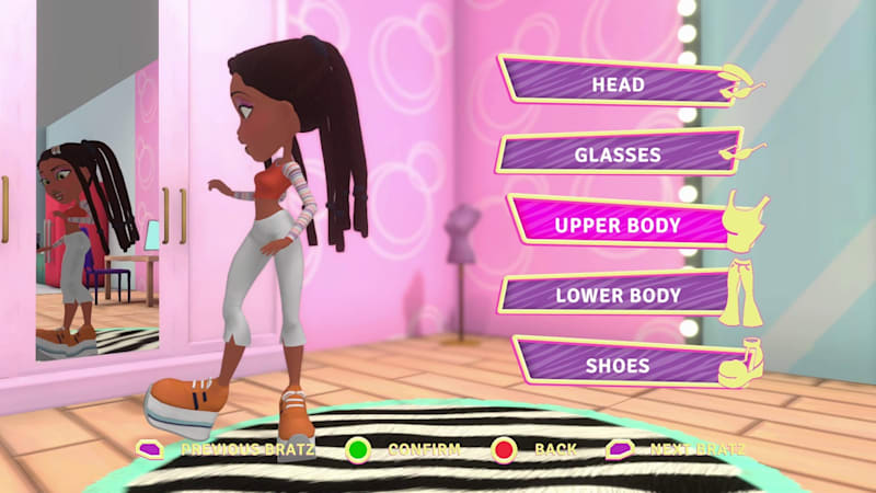 BRATZ MAKEOVER GAME jogo online gratuito em