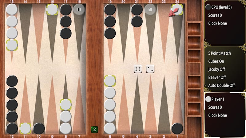 Backgammon Game, Systems