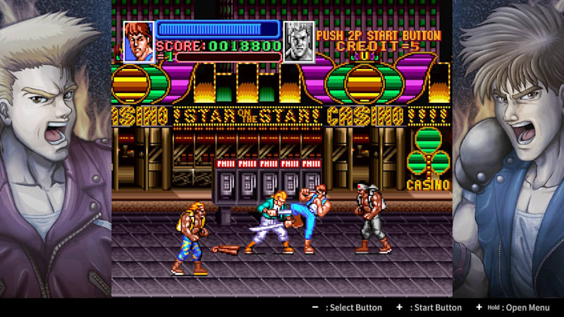 Double Dragon 2 side art pair – Arcade Art Shop