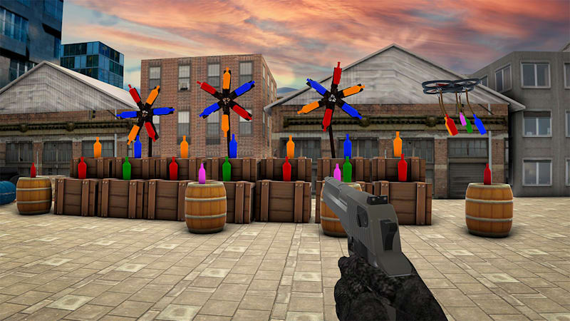 Bottle target shooting game store