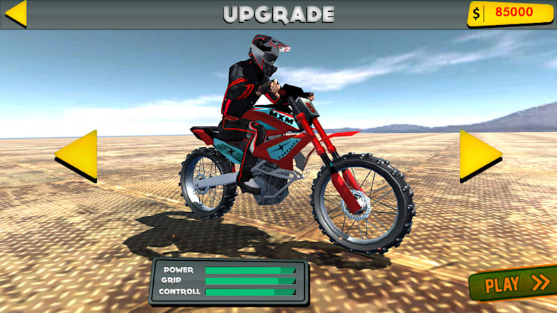 Green motorcycle game jumping on ramps Motorbike motocross track and race  games 