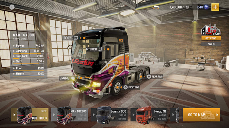 Atualização, Truck Simulator Europe 3