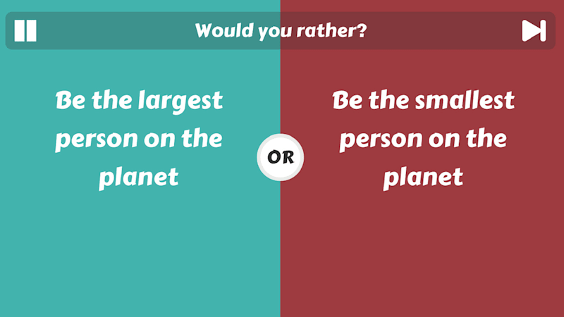 Would You Rather Gone Wrong.. :( 