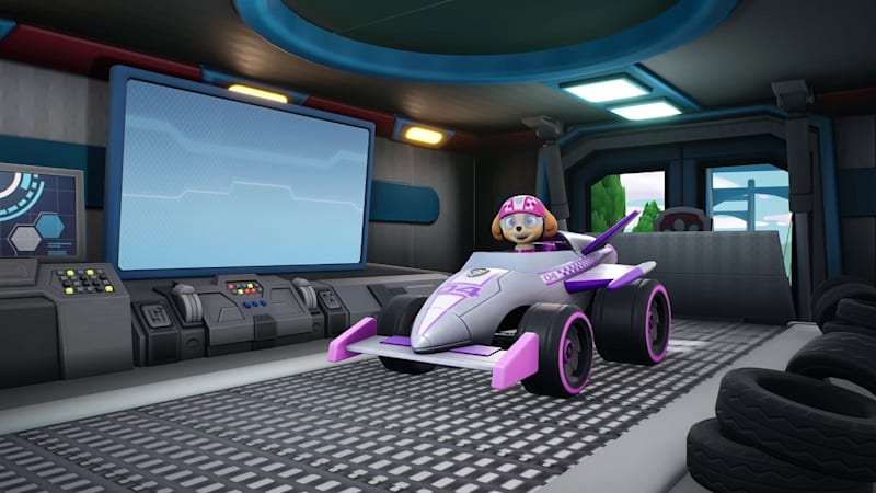 PAW Patrol Grand Prix Race in Barkingburg for Nintendo Switch