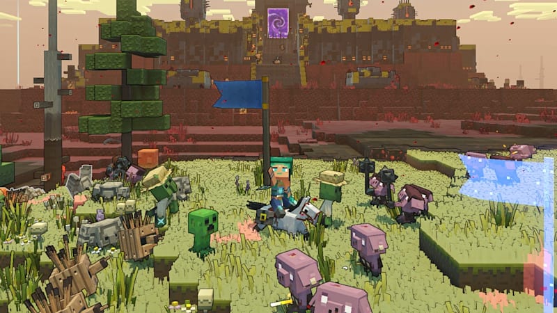 Jogo Minecraft Legends Deluxe Edition para Nintendo Switch no