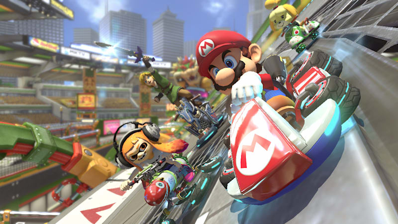 Mario kart 8 deluxe nintendo switch price store