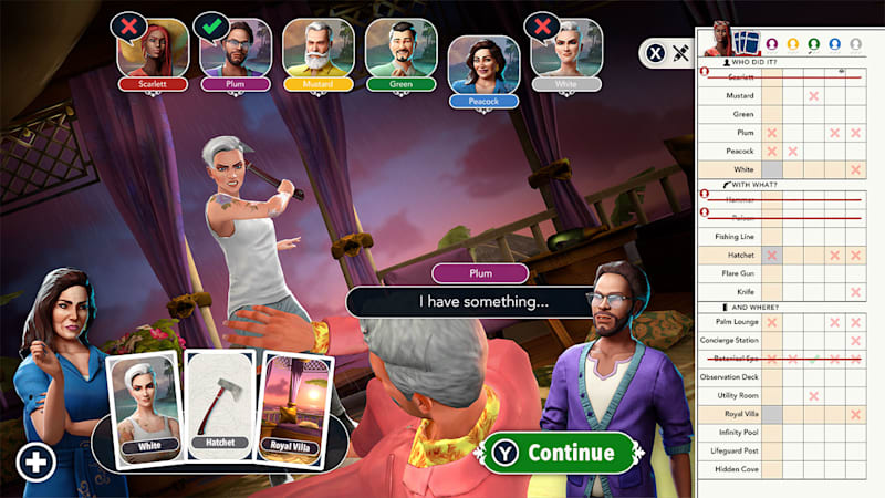 Clue for store nintendo switch